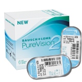 Контактные линзы  PureVision 2  при покупке от 6 линз