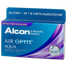 Контактные линзы  Air Optix Plus Hydraglyde Multifocal